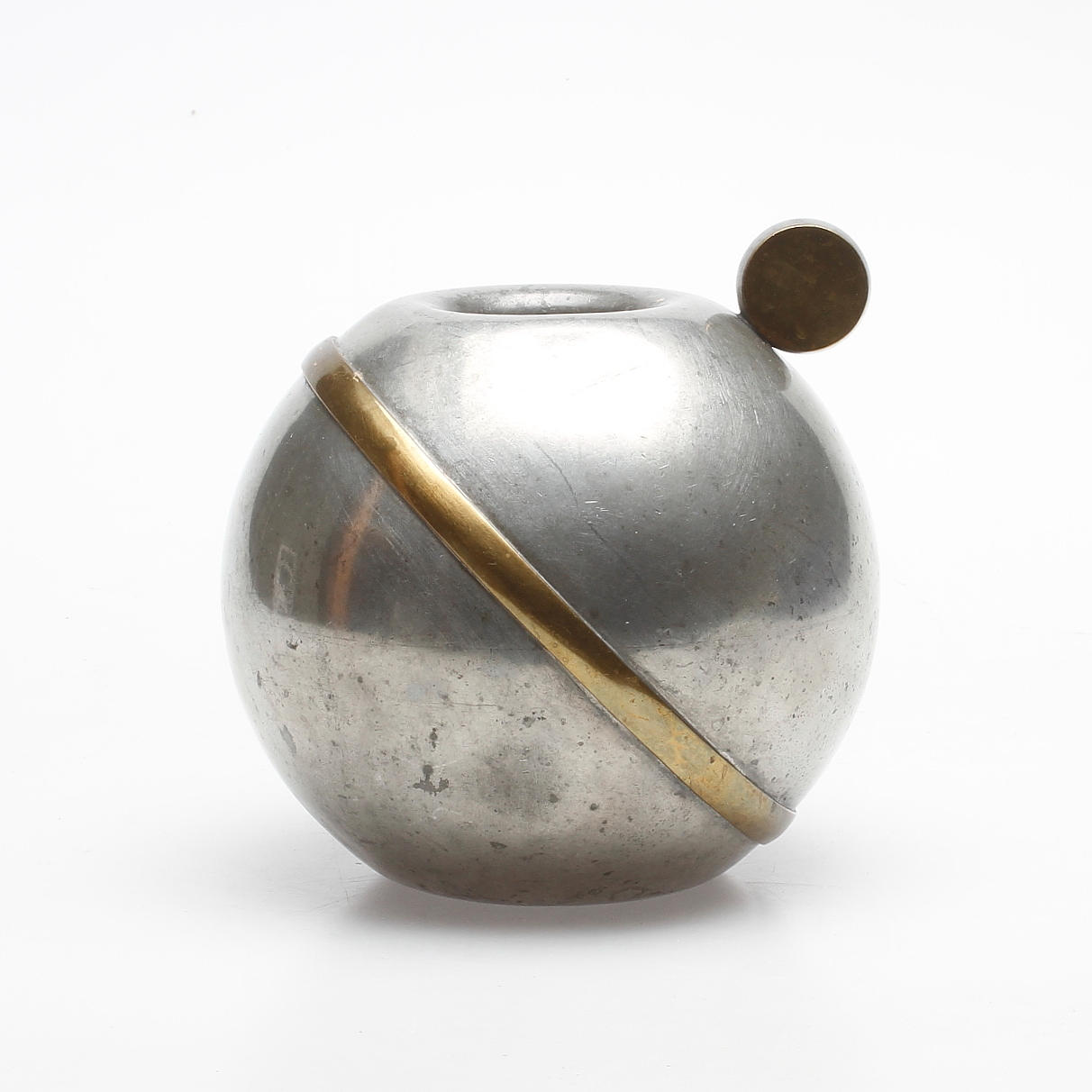 VAS, tenn och mässing, Art Deco, 1920/30-tal.