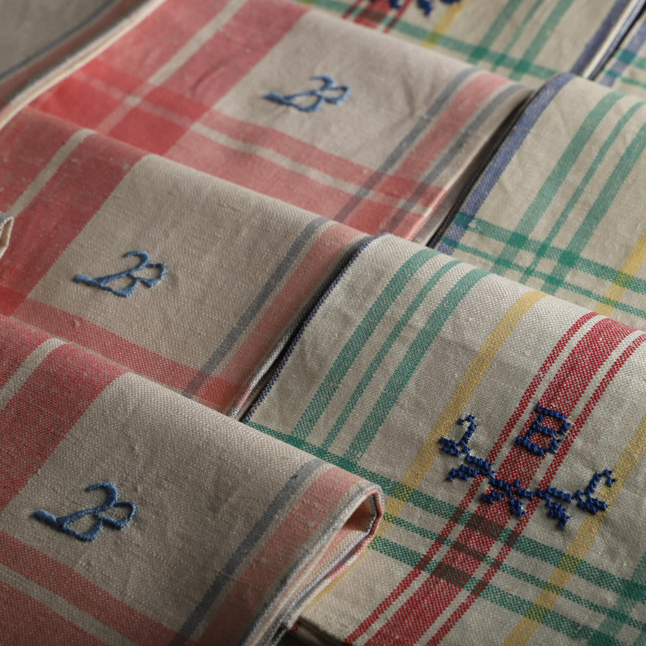 TOWELS, 12 pieces, linen, 1900s.