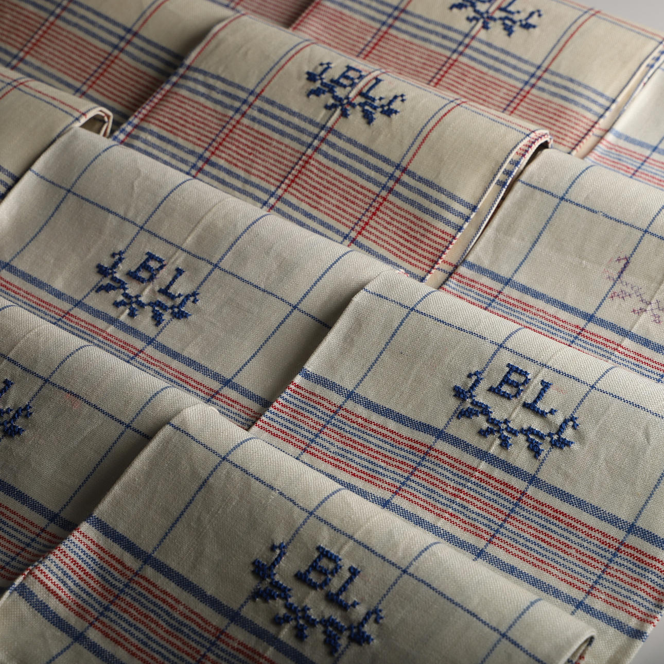 TOWELS, 12 pieces, linen, 1900s.