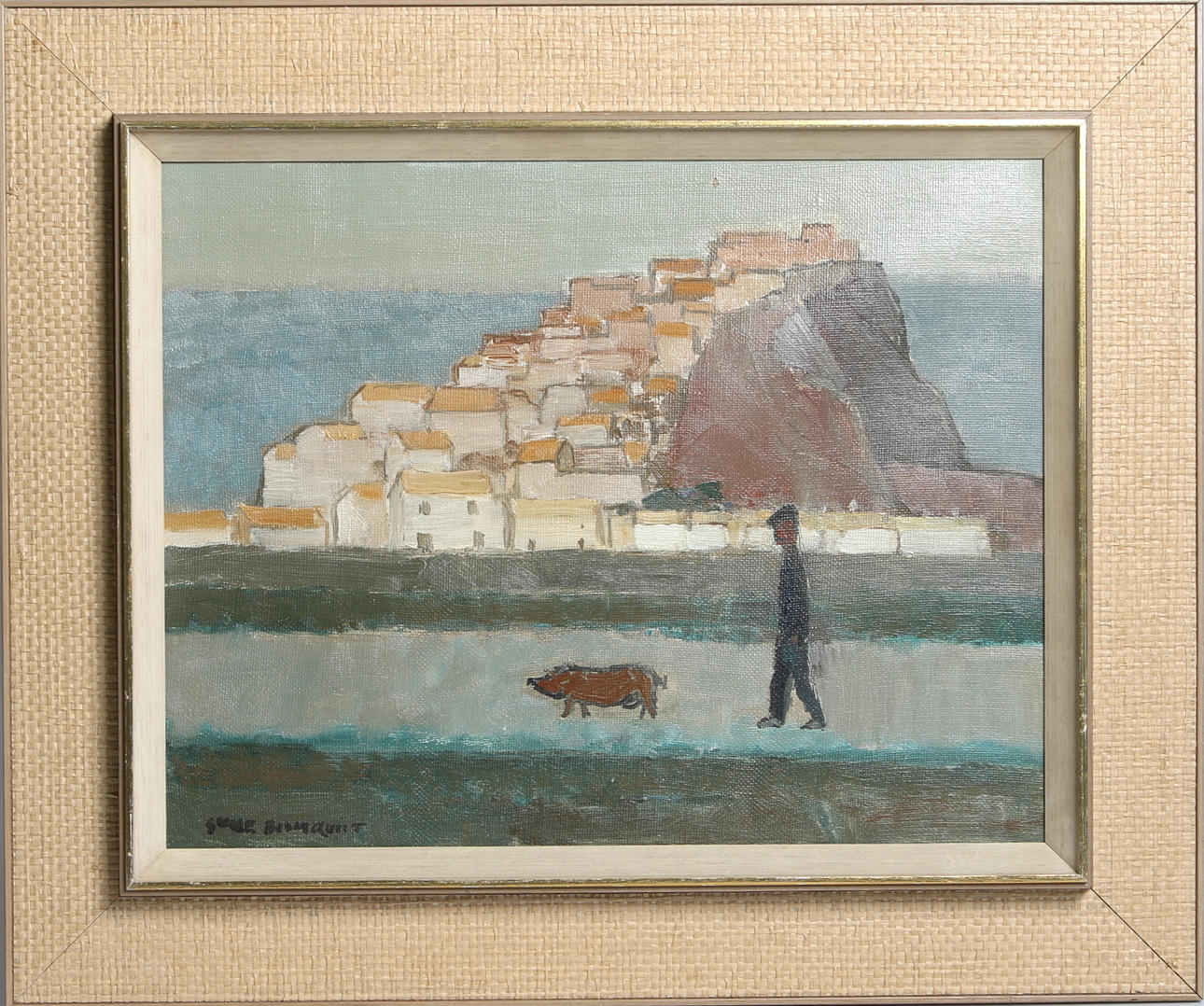 SUNE BLOMQVIST. Olja på duk, signerad.