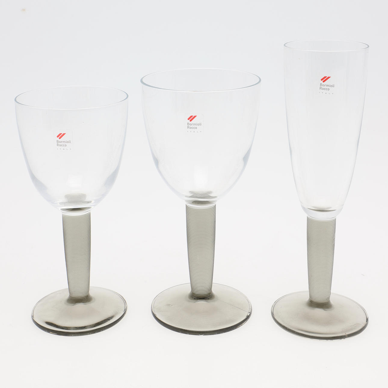 GLAS, 12 stykker, Bormioli Rocco, Italien.