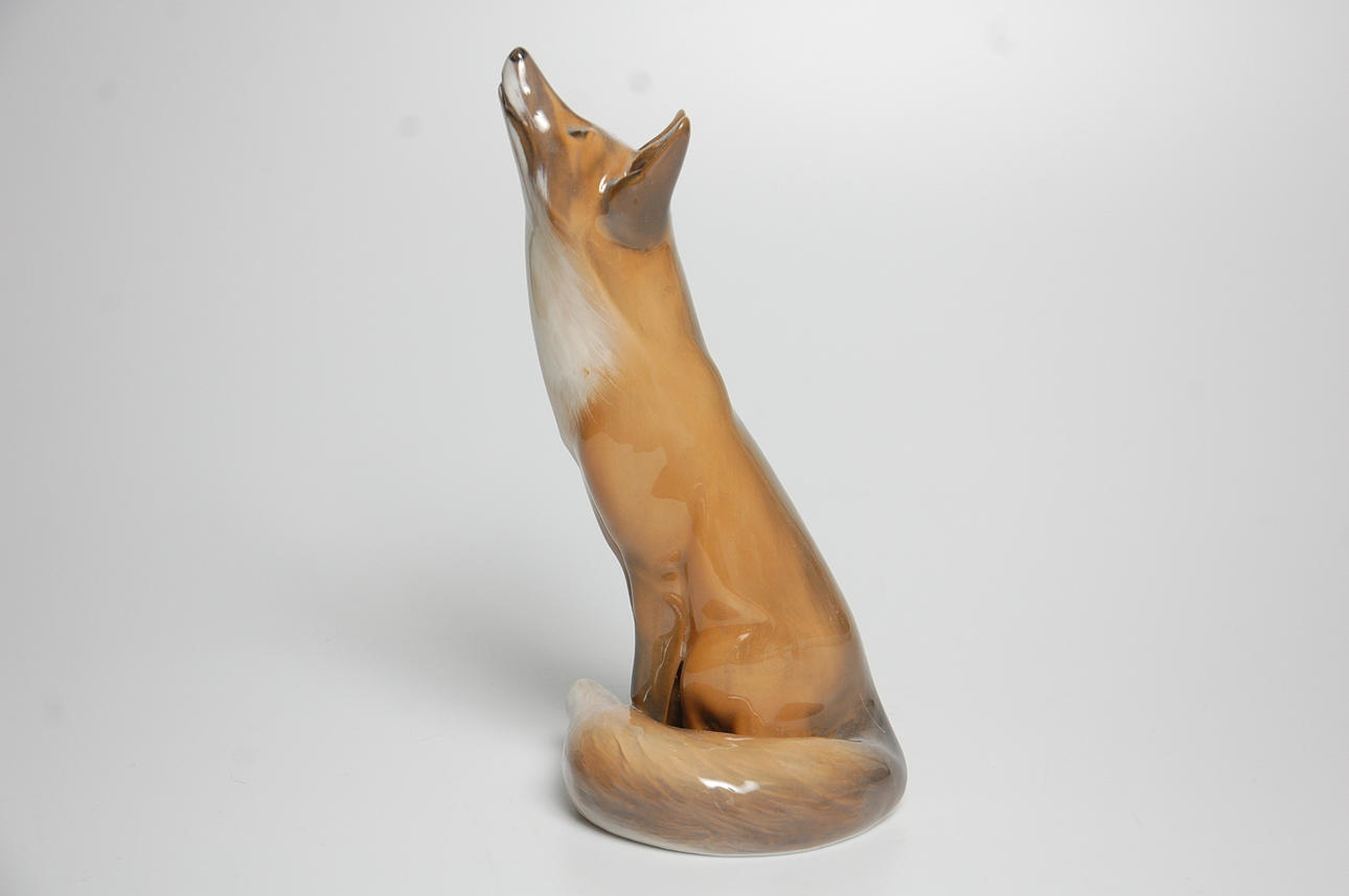FIGURIN, Räv, porslin, Royal Copenhagen.