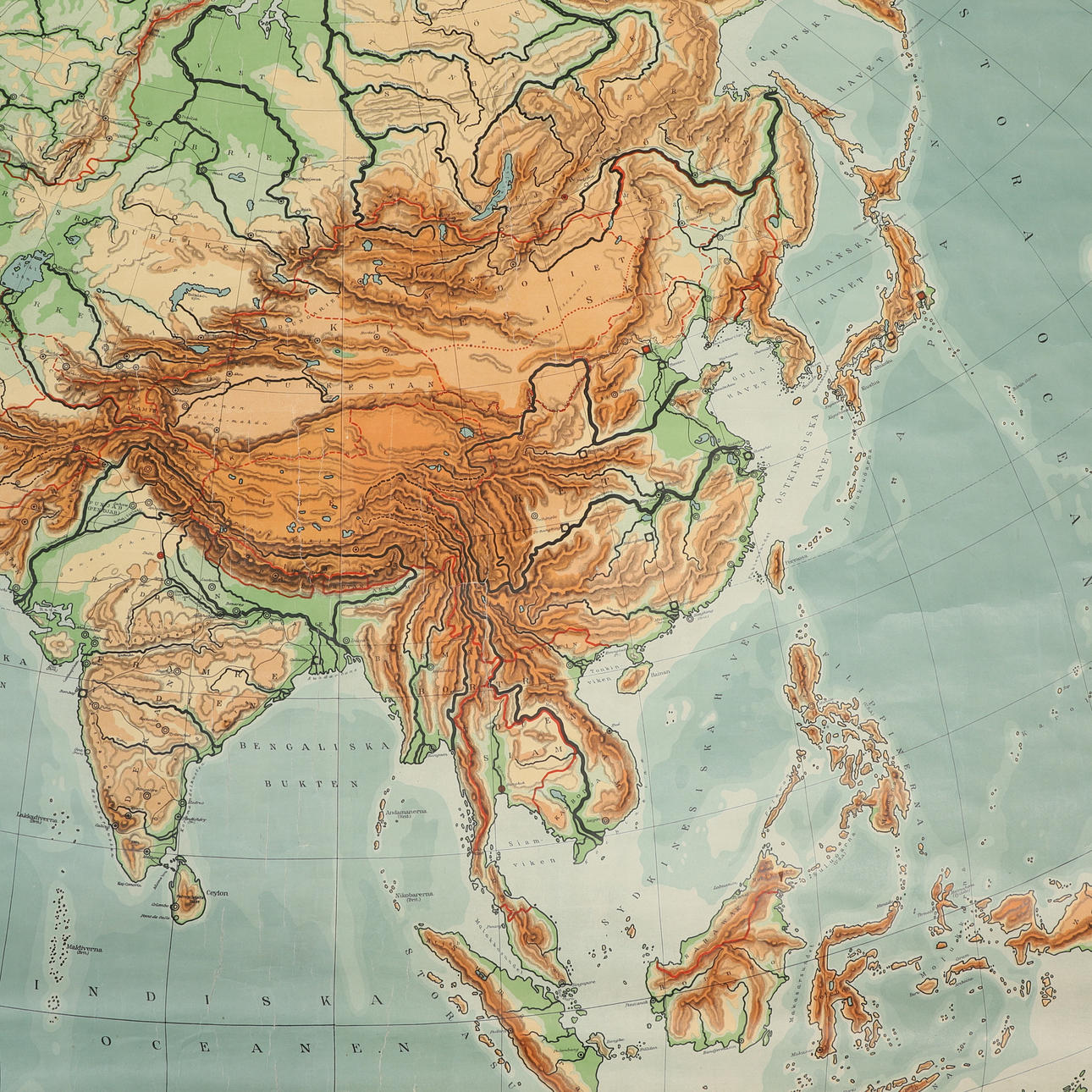 KARTA, Asien, Birger Gezelius.