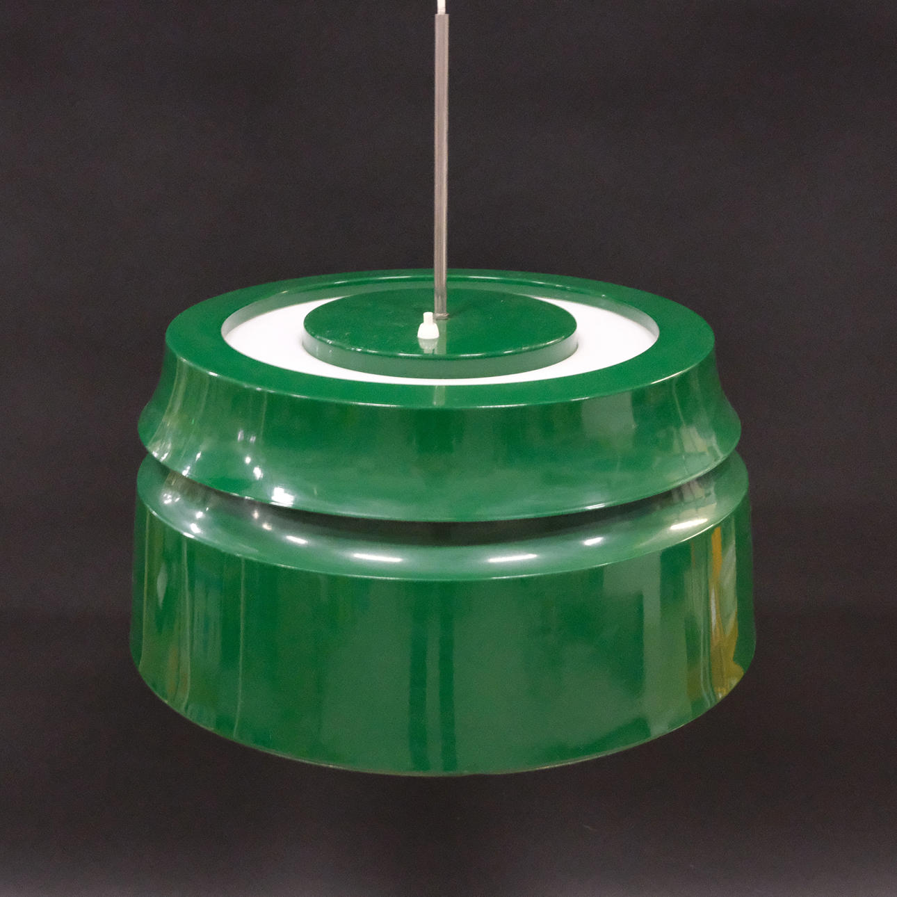 LAMPARA DE TECHO, VERDE.