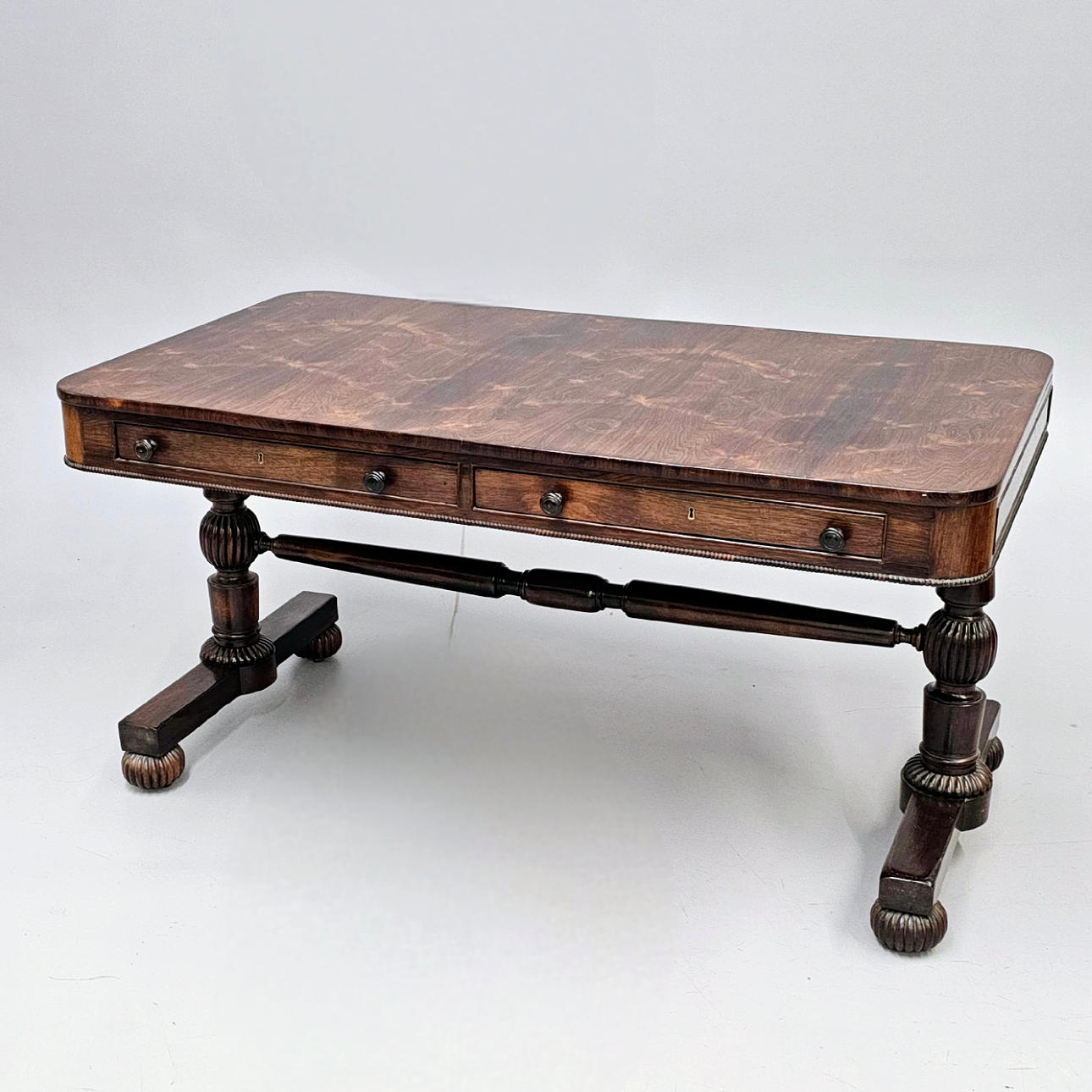LIBRARY TABLE 1870 VICTORIAN ERA IN ROSEWOOD WOOD. Furniture - Tables ...