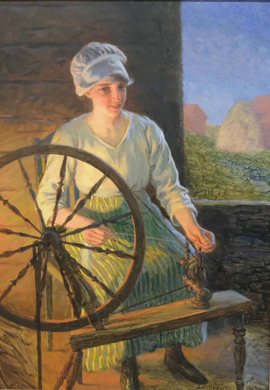 EMIL LUNDGREN. OLJA PÅ DUK.