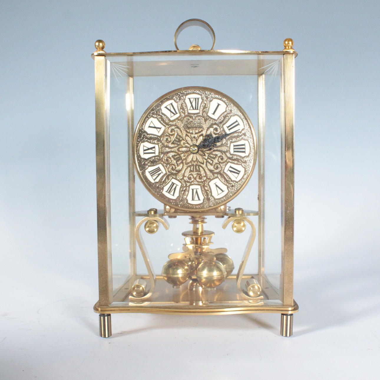Kieninger Obergfell, Kundo, table clock/mantel clock, West Germany.
