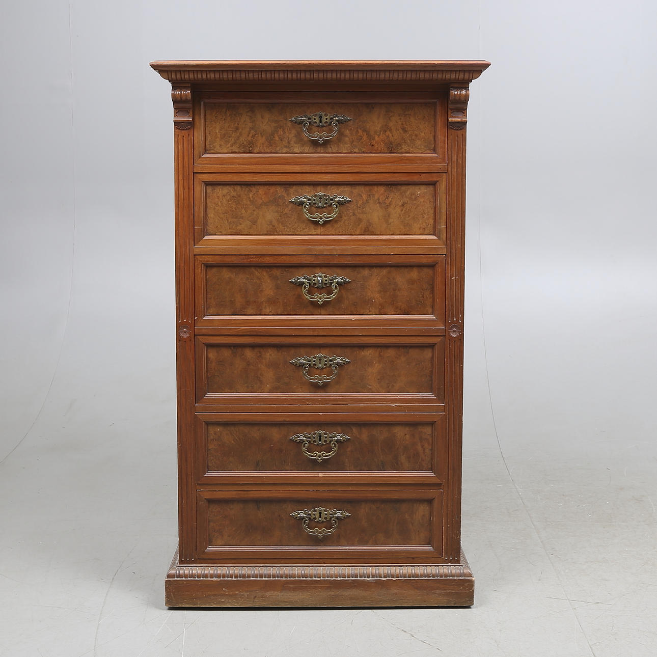 BYRÅ/SKÅP, nyrenässans, ca 1880.