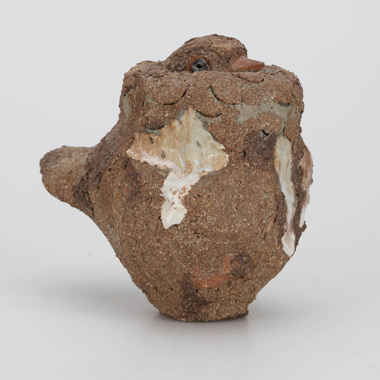 TYRA  LUNDGREN. Sculpture, bird, stoneware, signed.