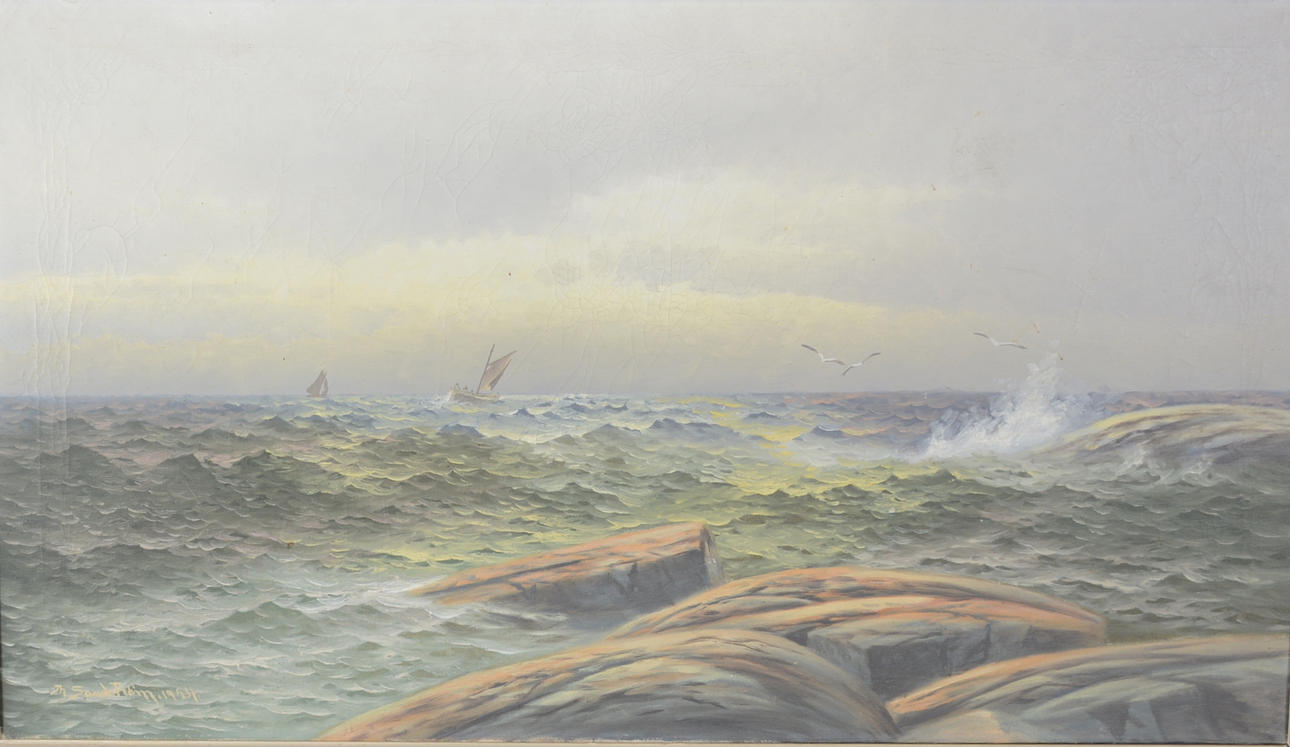 THERESIA SANDSTRÖM. Olja på duk.