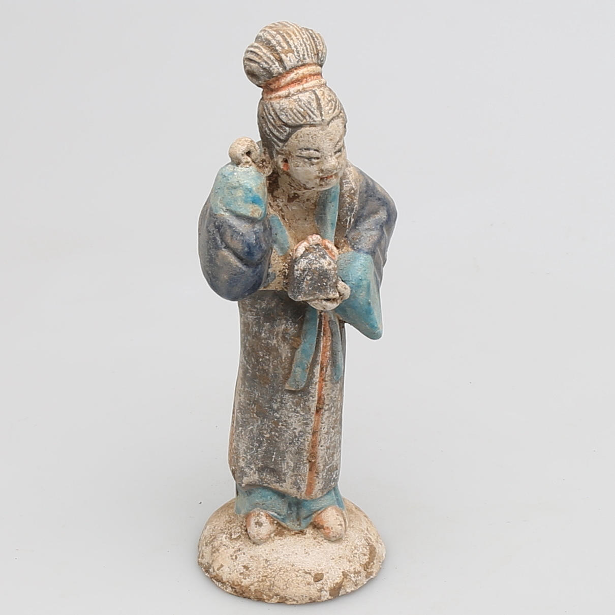 GRAVFIGUR i terracotta, sen Ming-dynasti (1368-1644), Kina.