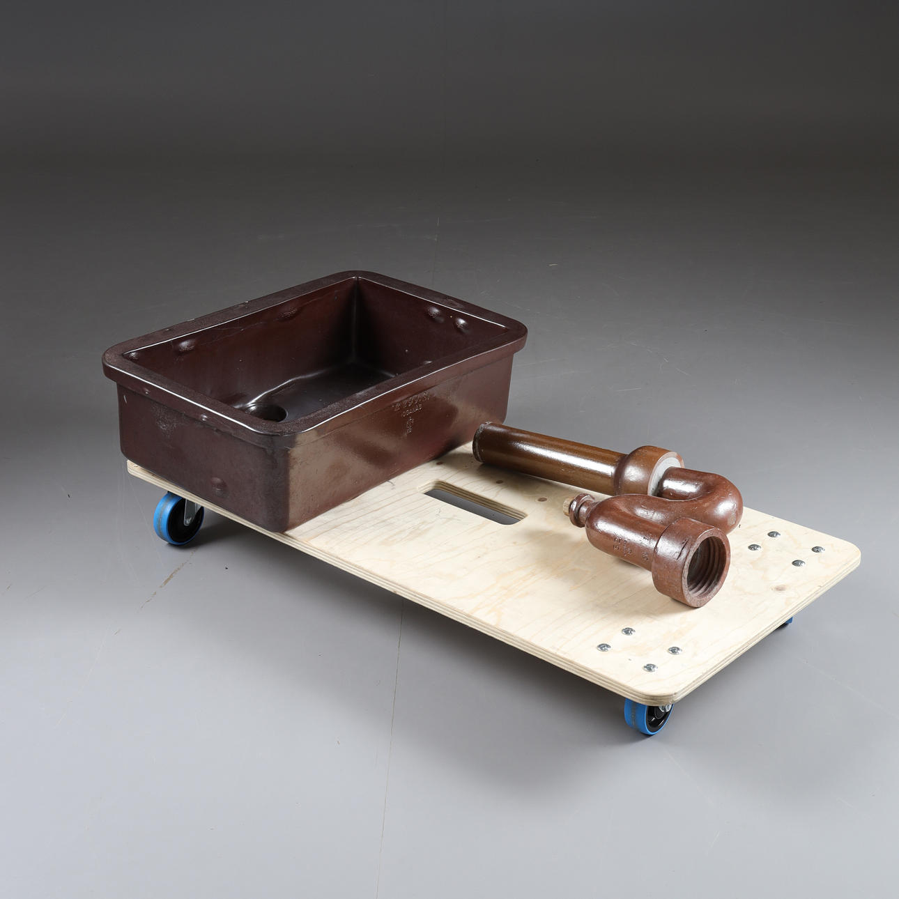 HÖGANÄS, lavabo, gres.