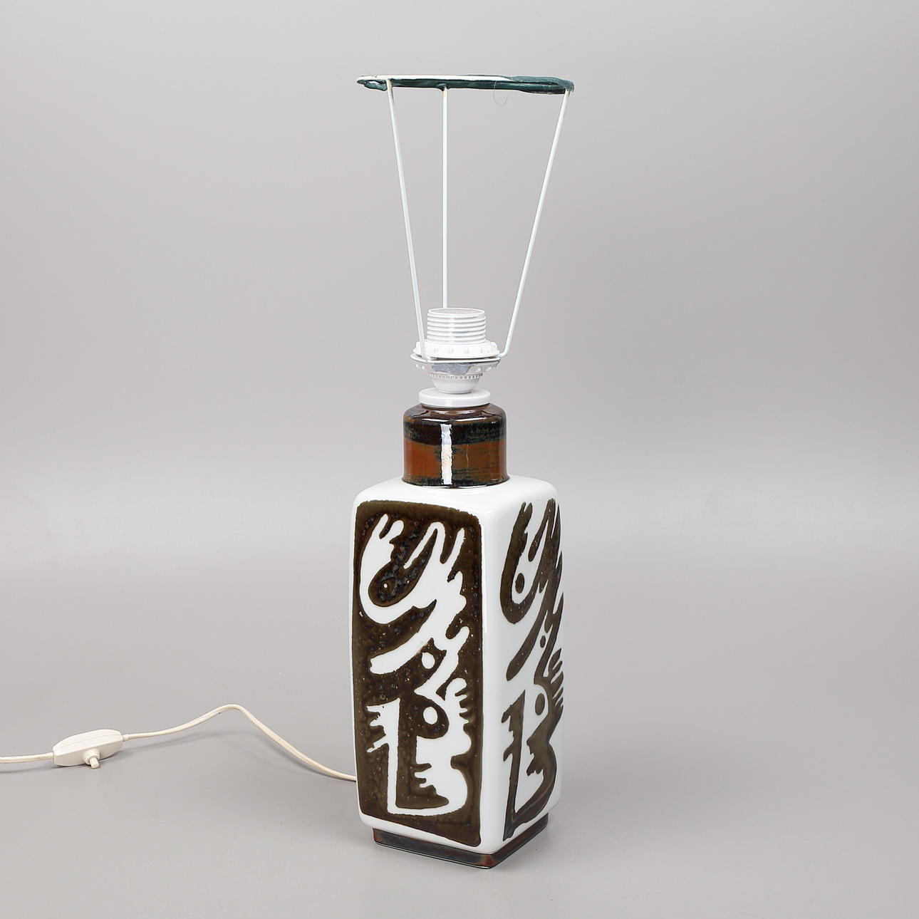 CARL HARRY STÅLHANE. "Orient", bordlampe, keramik, Rörstrand.