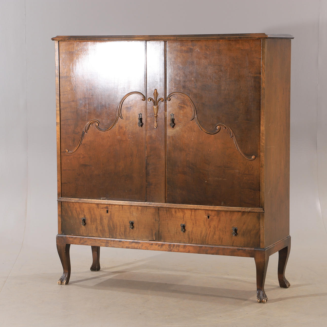 SCHRANK, Birke, 1940er Jahre.