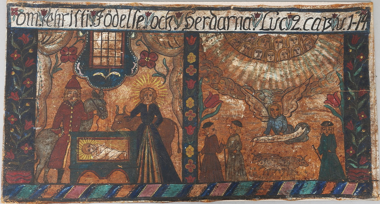 BONADSMÅLNING, möjligen Blekinge, 17/1800-tal.