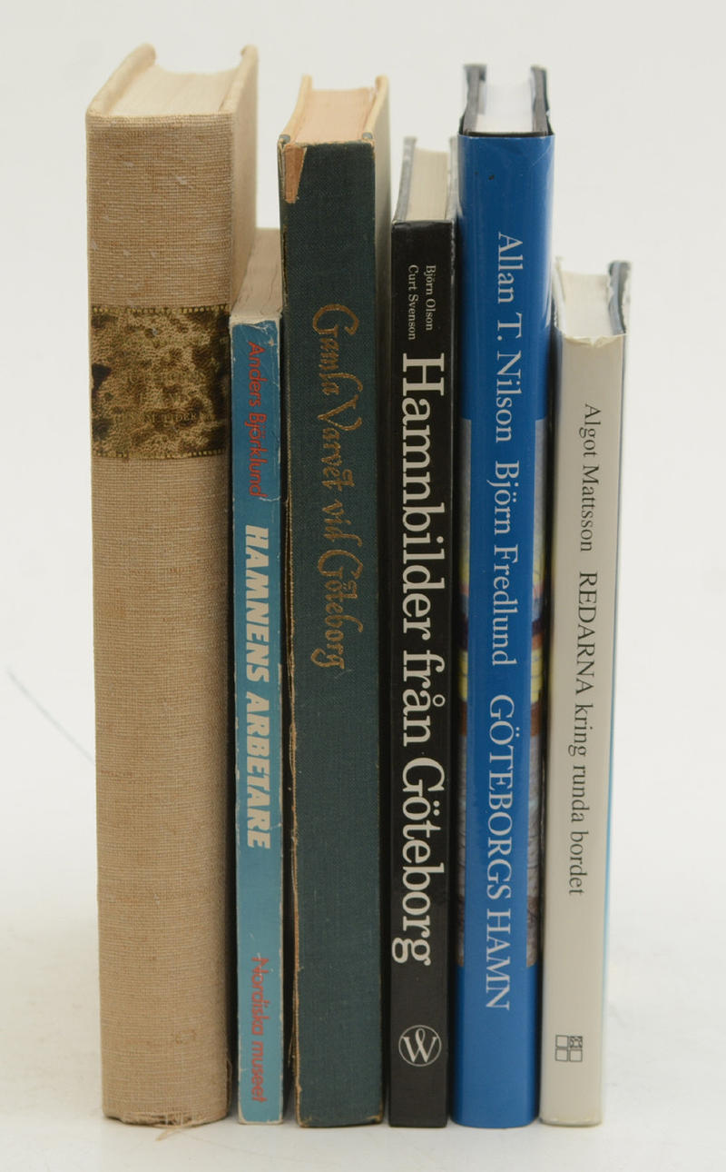 Historia om Göteborgs hamn. 6 Volymer.