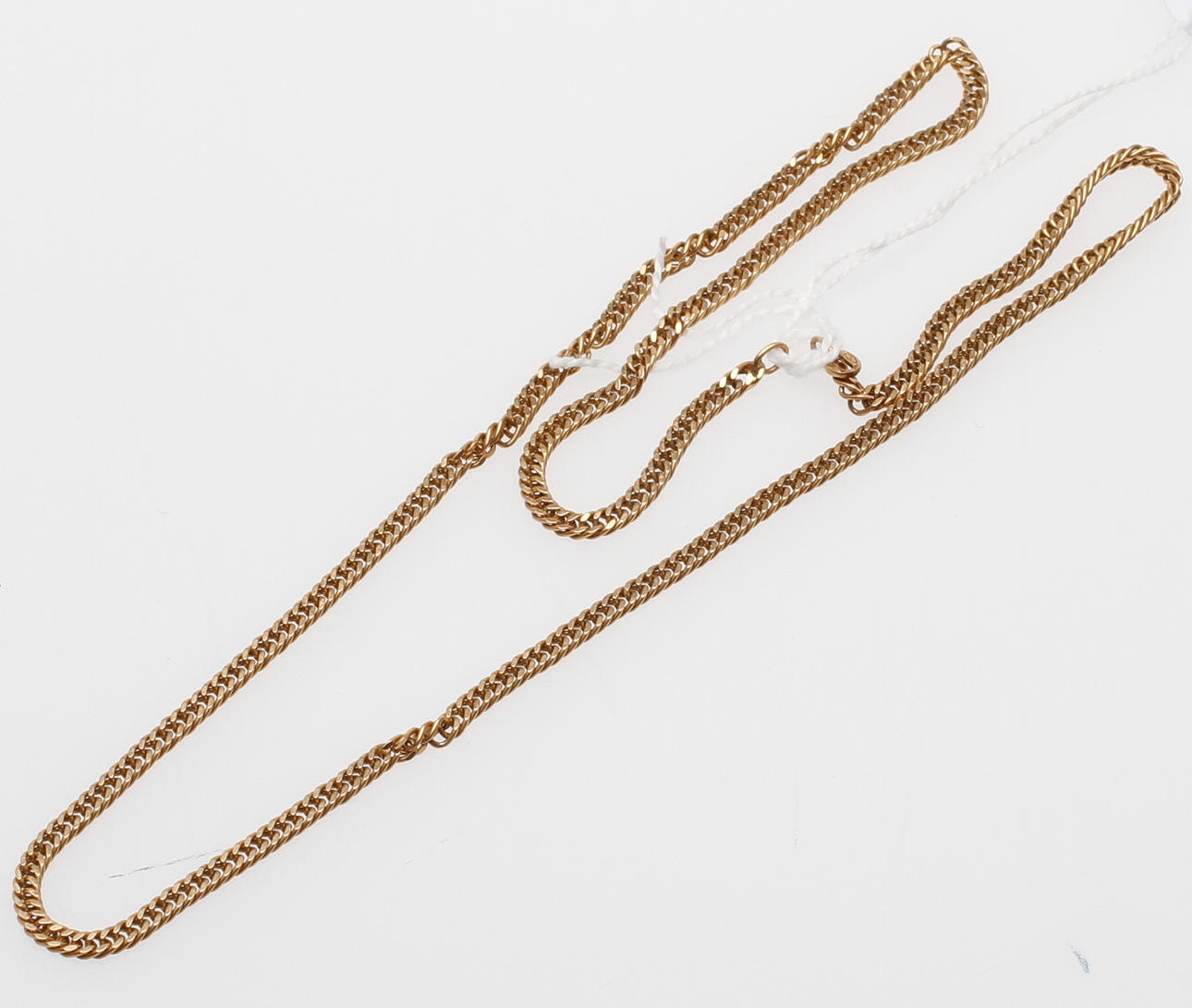 KEDJA, 18k guld, vikt ca 14,8 gram.