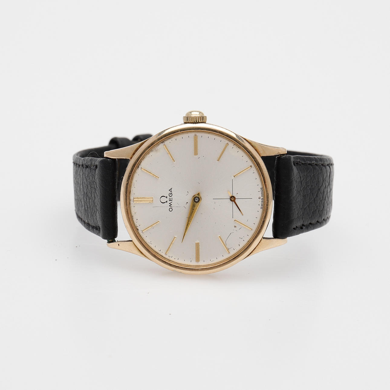 RELOJ PULSERA OMEGA, ORO 14K.