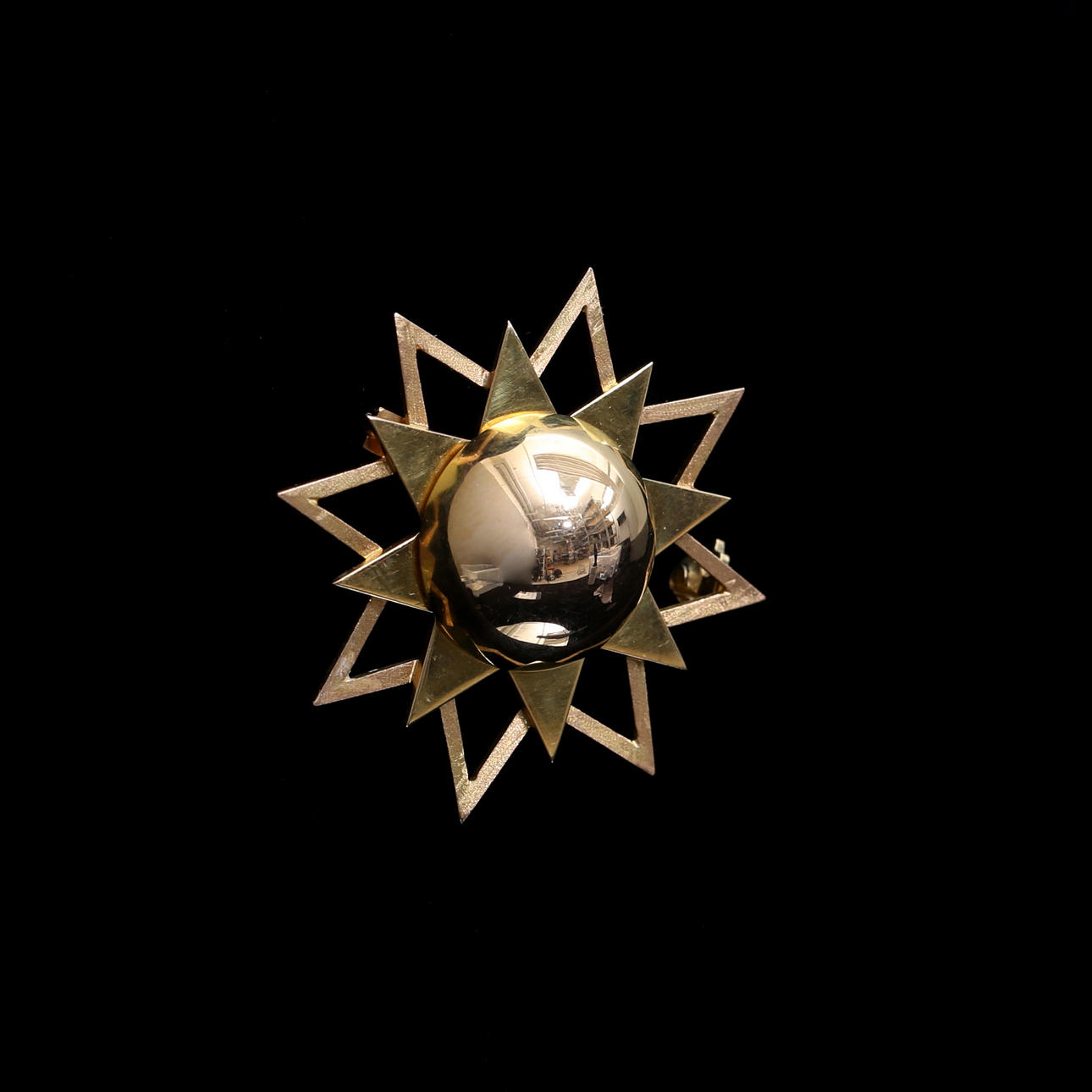 BROOCH, 18k gold, Valdi, 9.6 grams.