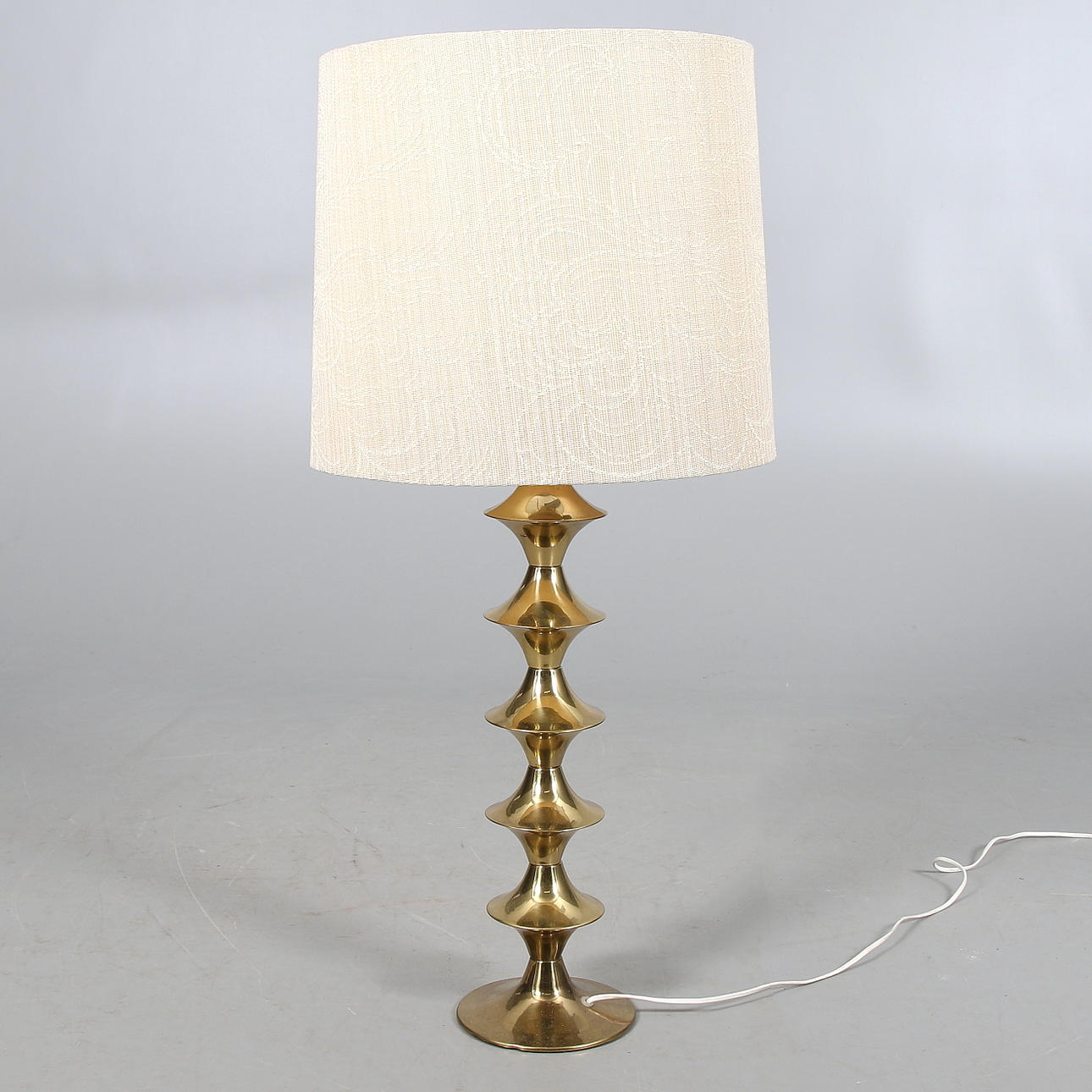 BORDSLAMPA, mässing, troligen Elite AB, 1970-tal.