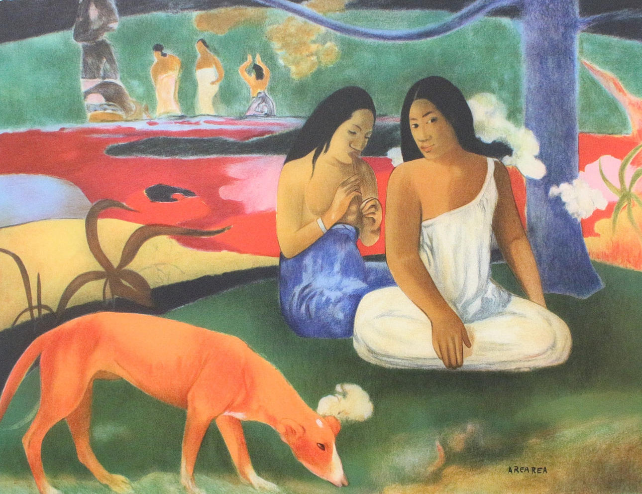 PAUL GAUGUIN. Nach. 'Arearea', Druck.