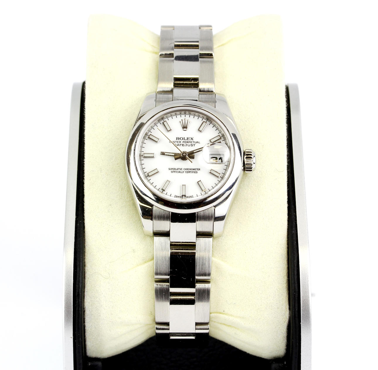 ROSTFRITT STÅL DATEJUST ROLEX HANDLED WACH.