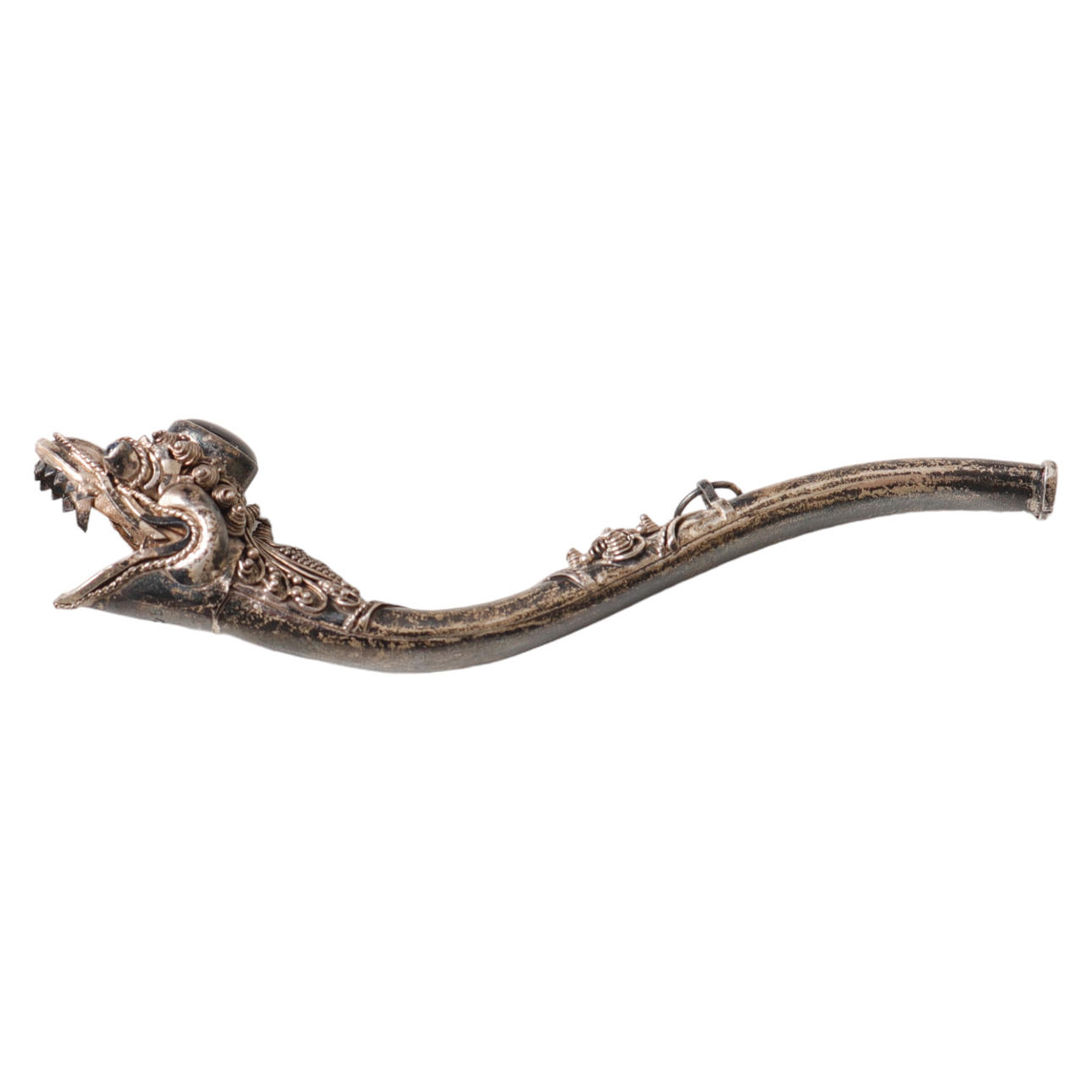 PFEIFE, Silber, 19. Jahrhundert.