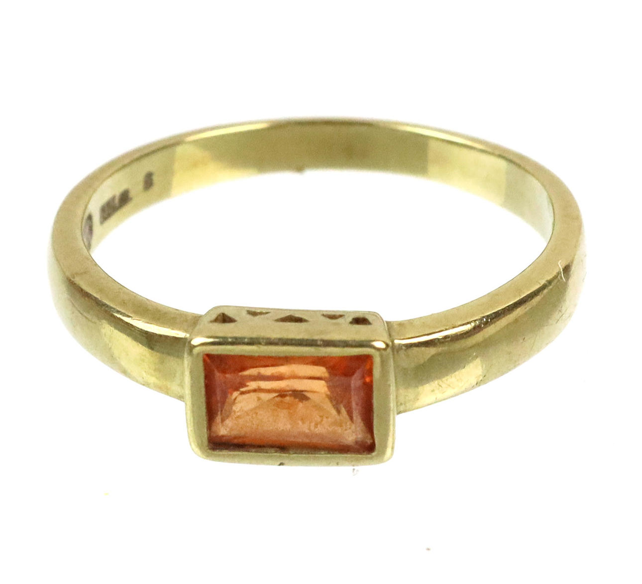 CITRIN RING, Gold.