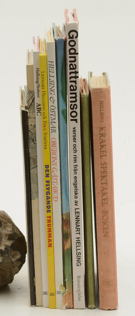 Barnböcker. Lennart Hellsing. 9 vol.