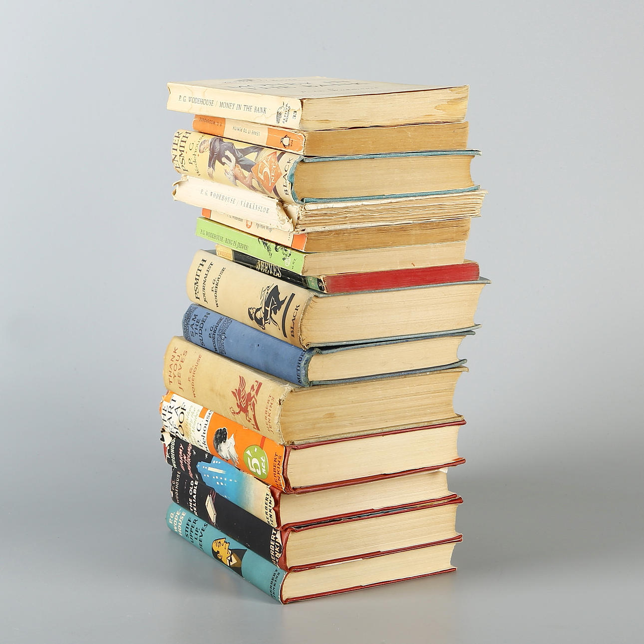 PG WODEHOUSE, 14 books in A Collection, various publishers such as Black and Herbert Jenkins, London.