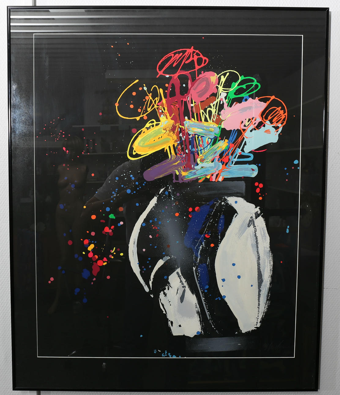 ULF ONSBERG. Litografi, Golfbag, numrerad 134/350, signerad.