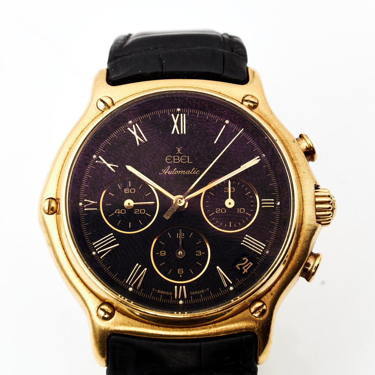 ARMBANDUHR, Ebel, 1911 Chronograph, 18 Karat Gold, Automatik