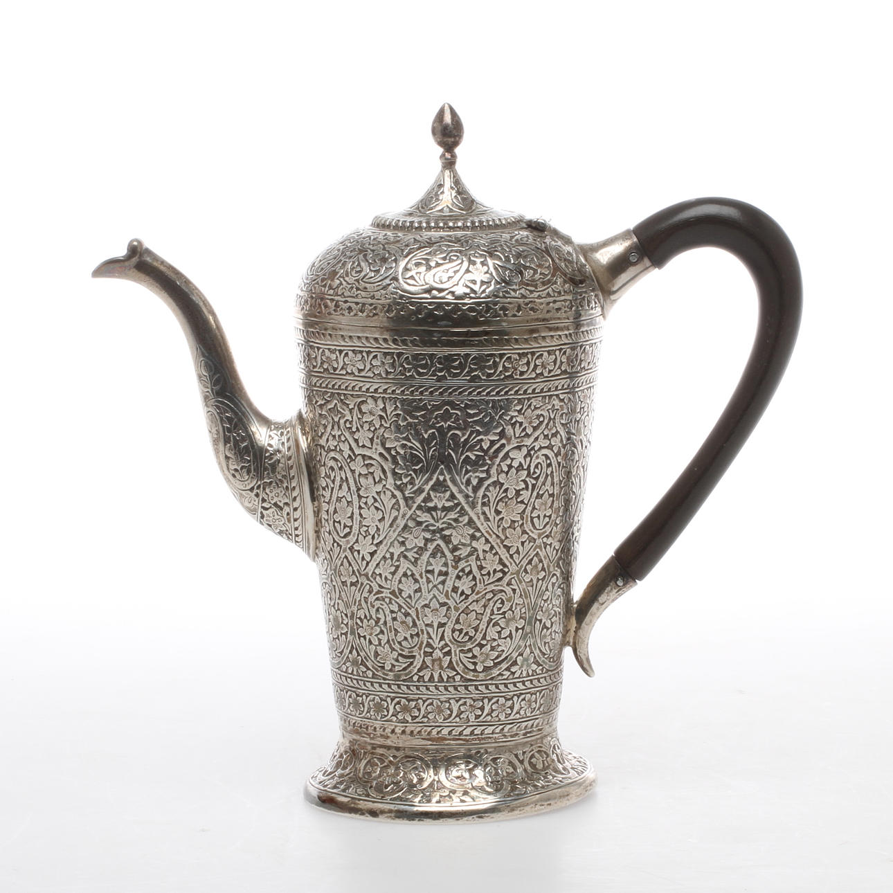 KANNA, silver med trägrepp, orientaliskt, 1900-tal.