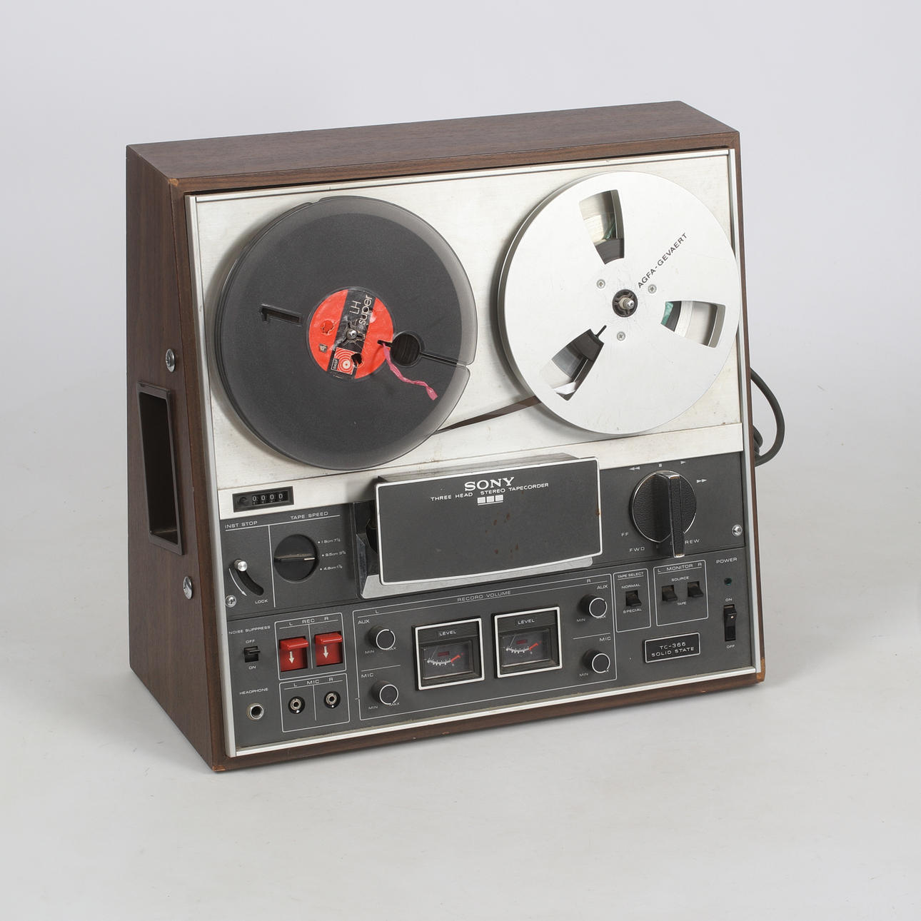 TAPE PLAYER, Sony TC-366 Solid State, 1970s.