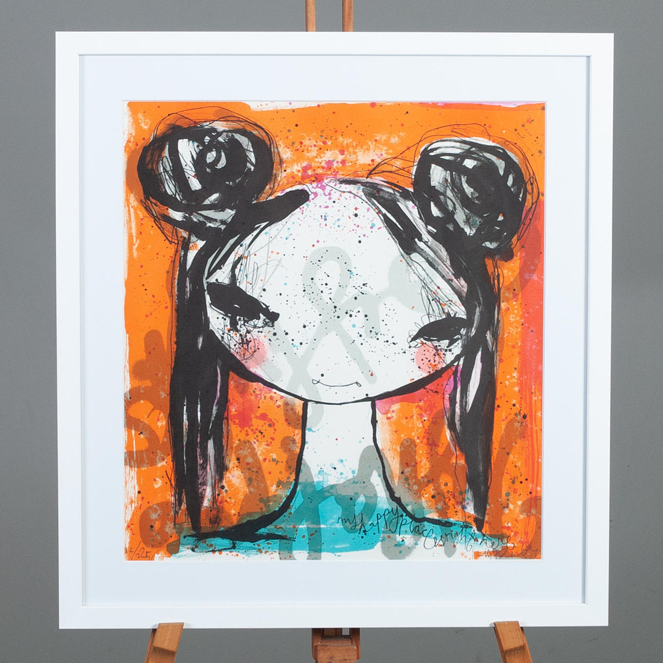 LISA RINNEVUO. Lithograph "Scarlett".