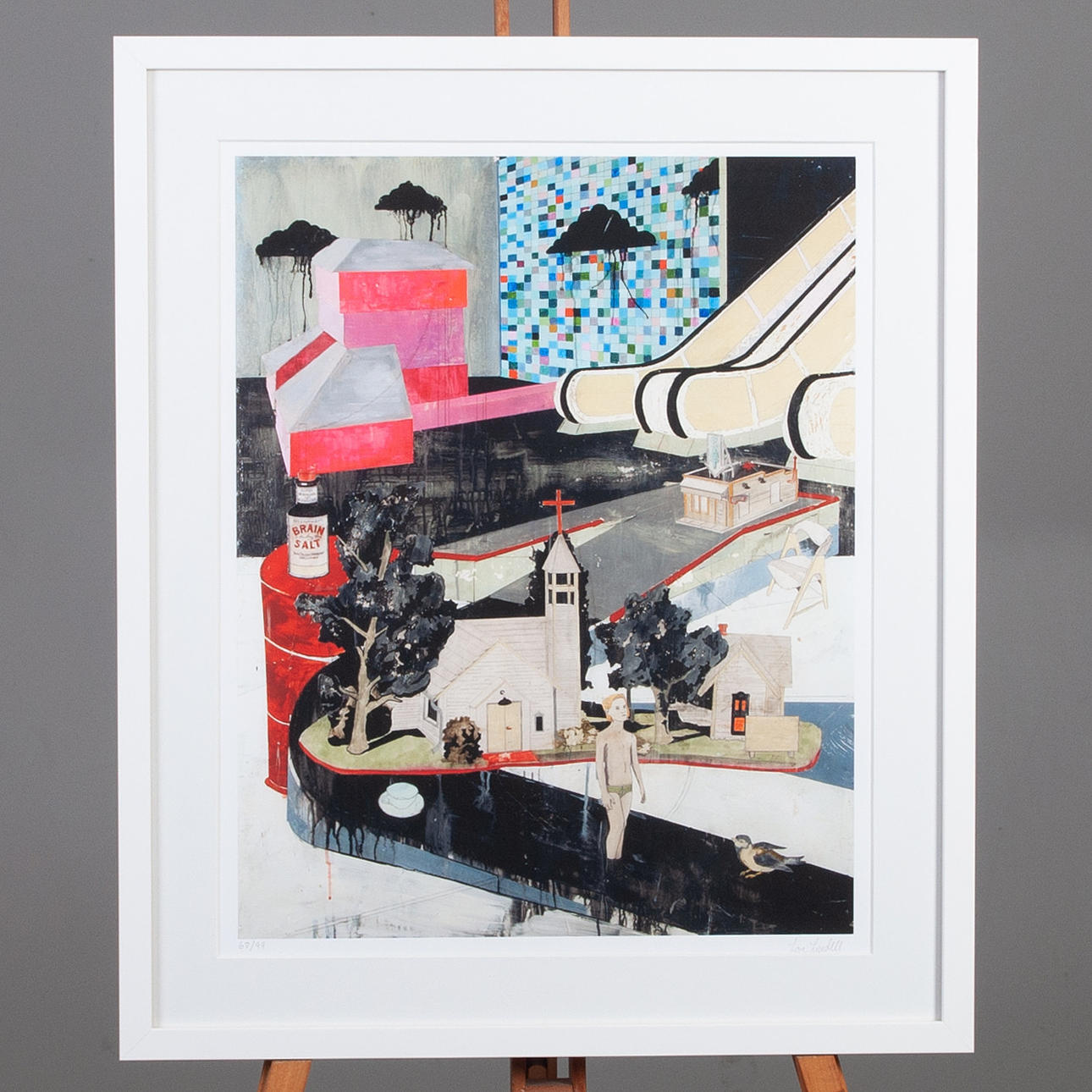 LOVE LUNDELL. Kunsttryk EURYDIKE.