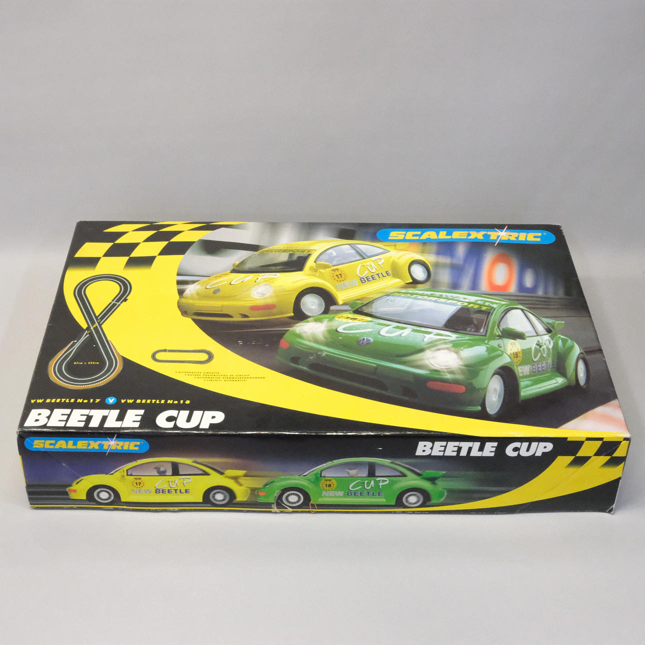 SCALEXTRIC. CAR TRACK, BEETLE CUP.