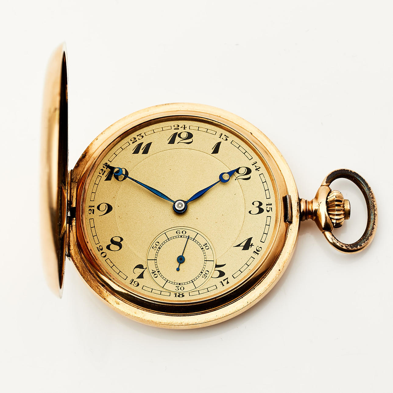 RECORD WATCH CO, men's pocket watch, 14k gold, first half of the 20th ...