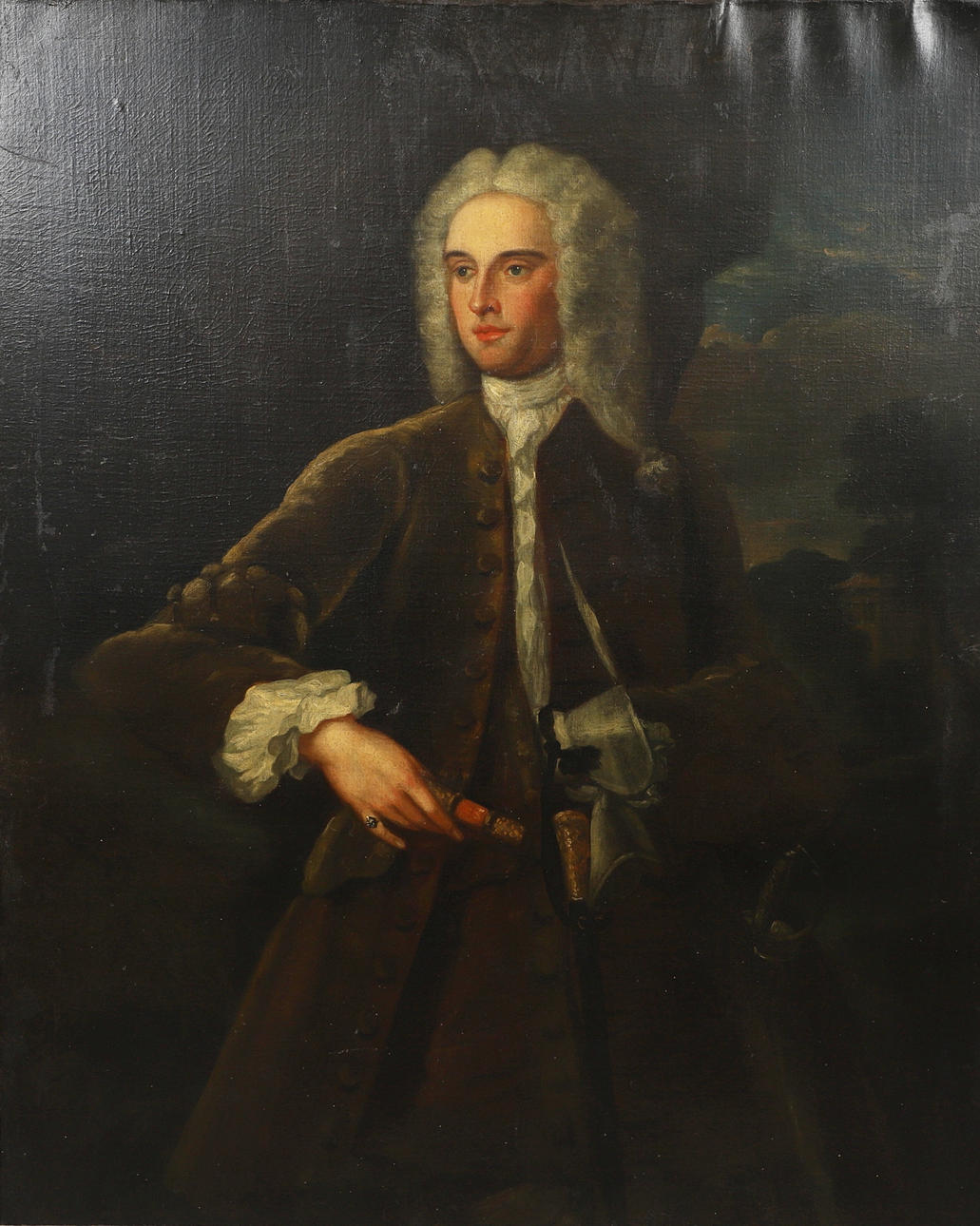 FOLLOWER OF JACOPO AMIGONI (C.1682-1752). PORTRAIT OF A GENTLEMAN.
