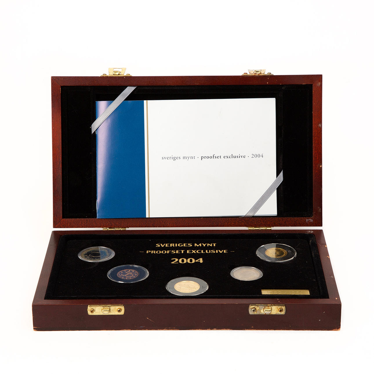 MYNTSET, "Sveriges mynt", proofset exclusive.