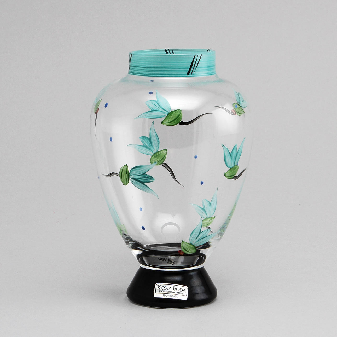 VAS, glas, Ulrica Hydman Vallien, signerad Ulrica HV.