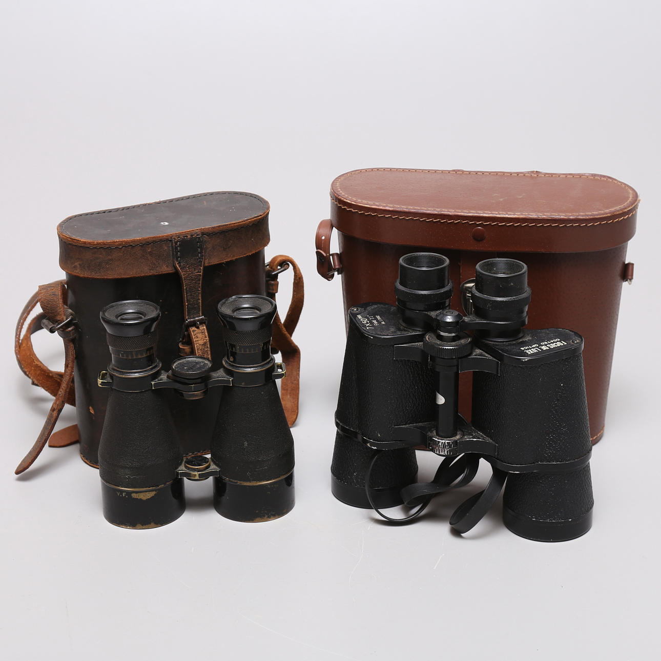 FERNGLAS, 2 Stück, Focus/Busch, 1900er.