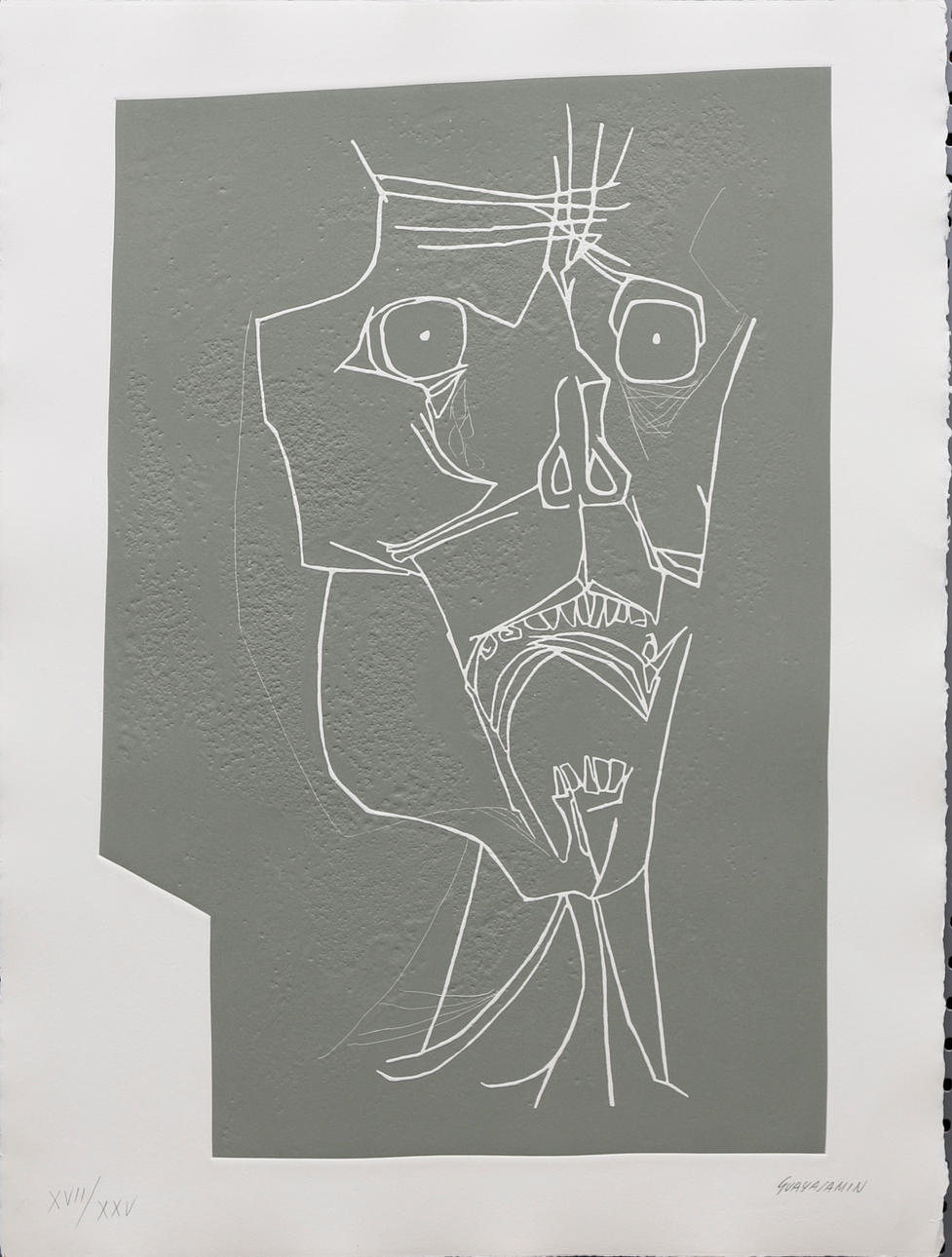 OSWALDO GUAYASAMÍN. "El grito".