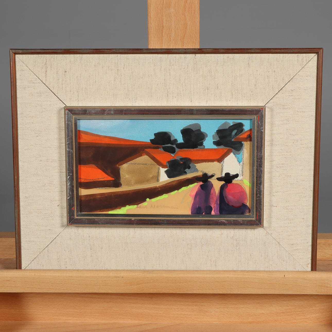 LARS NORRMAN. BLANDTEKNIK, signerad.