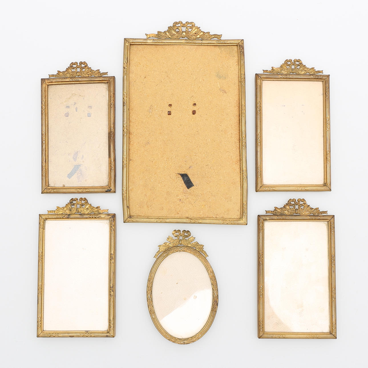 RAMAR, 6 st, metall, 1900-talets första hälft.