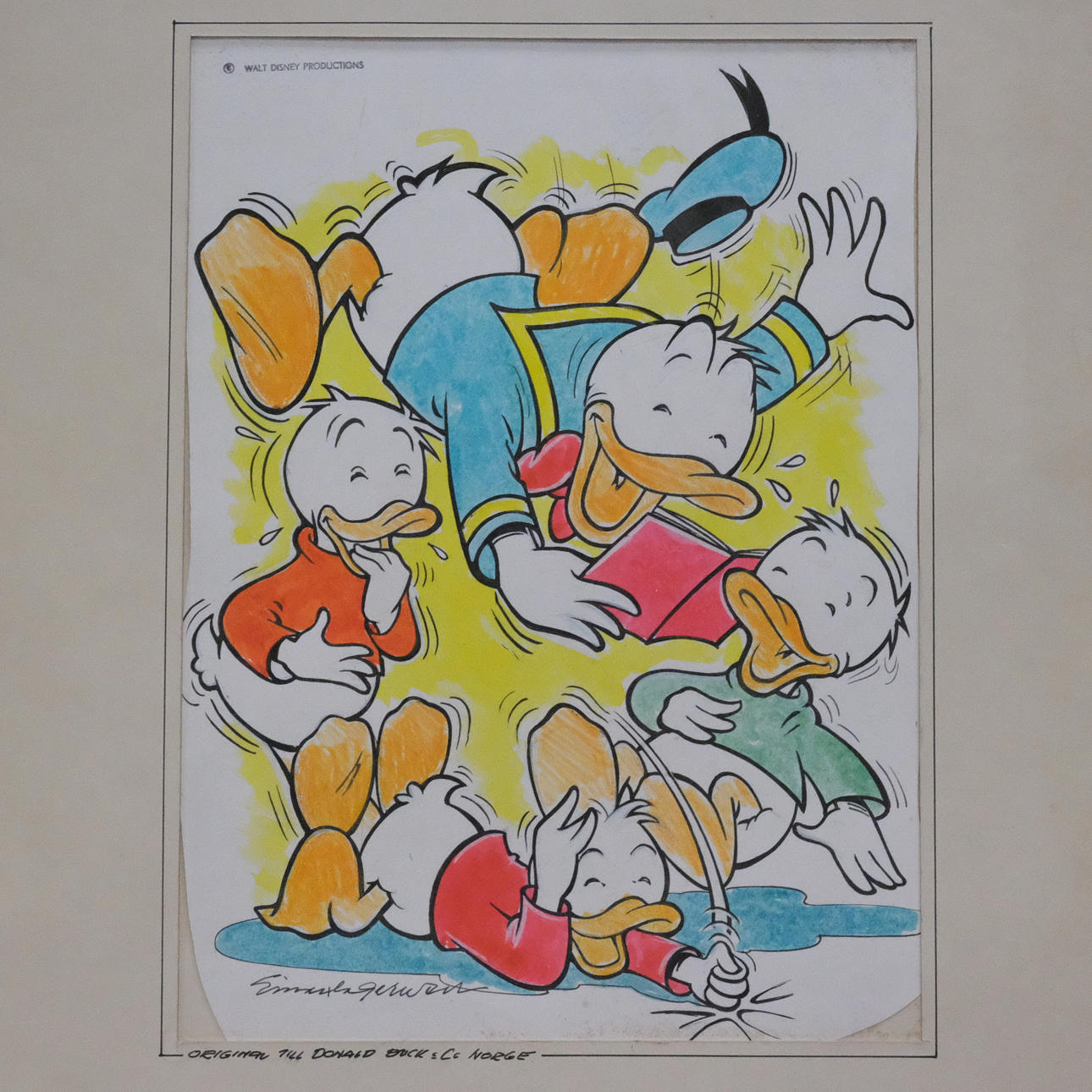 EINAR LAGERWALL. DRAWING. COLD DUCK WITH THE KICKS.