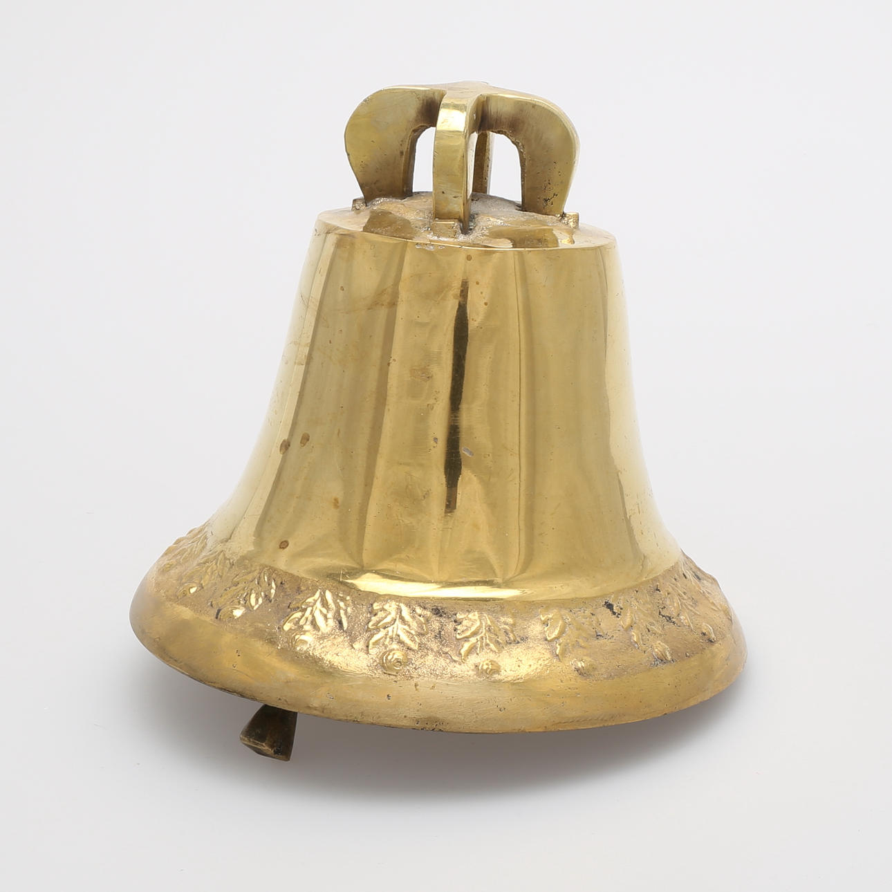 VÄLLINGKLOCKA, mässing, 1800/1900-tal.