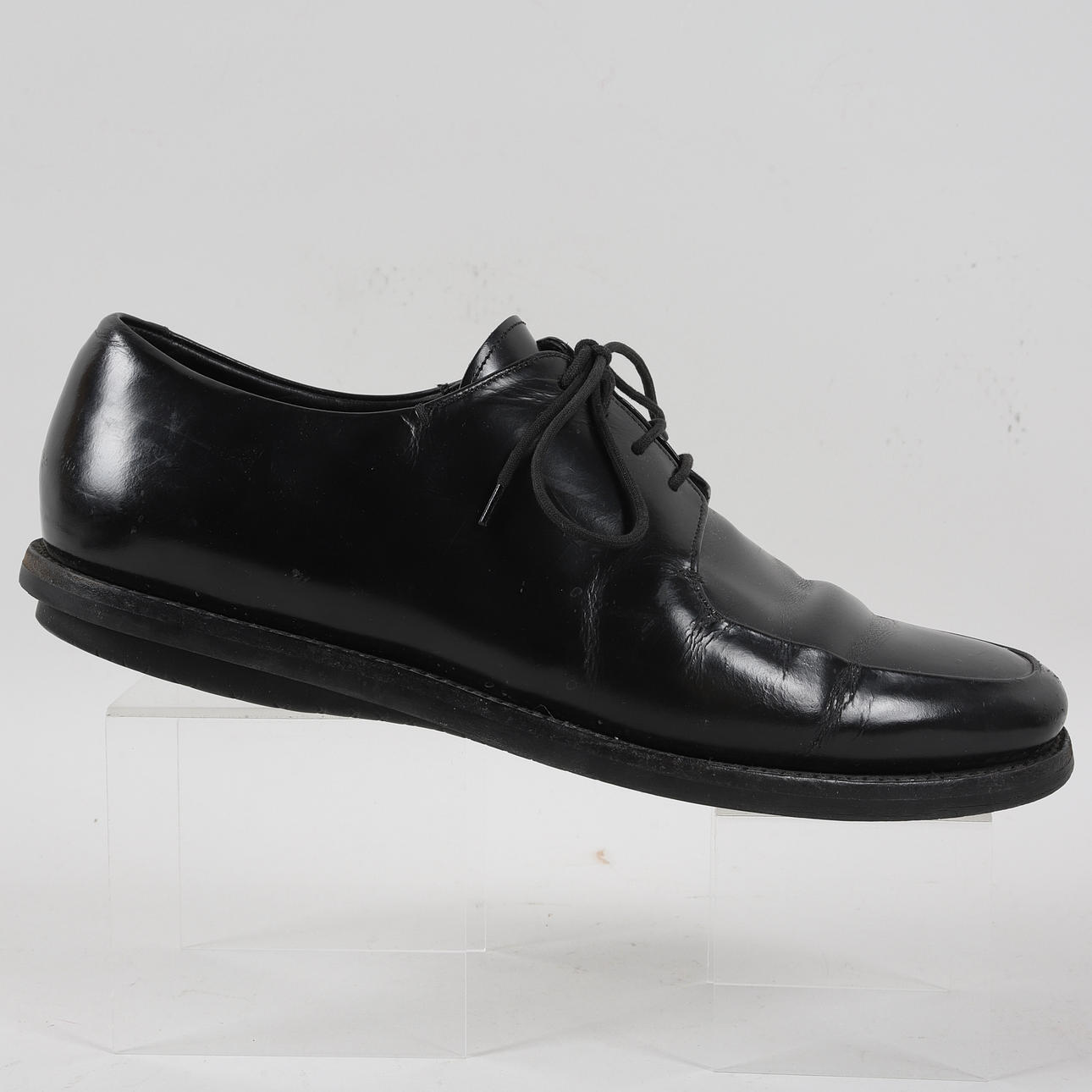 PRADA, Herrenschuhe, Leder, Größe 8/42, Italien.