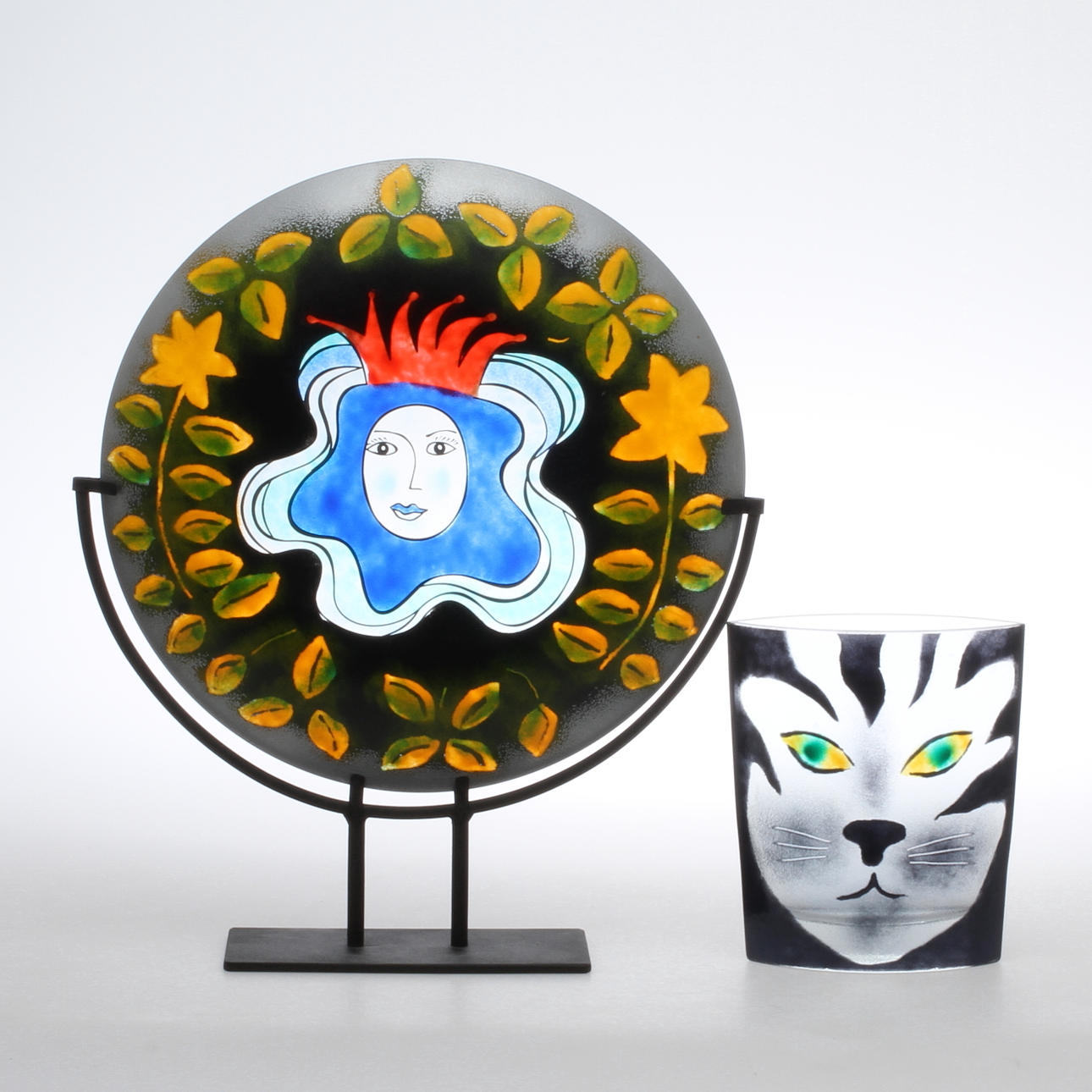 VAS, FAT, glas, Britten Pååg och Jeanette Karsten, Steninge Slott.