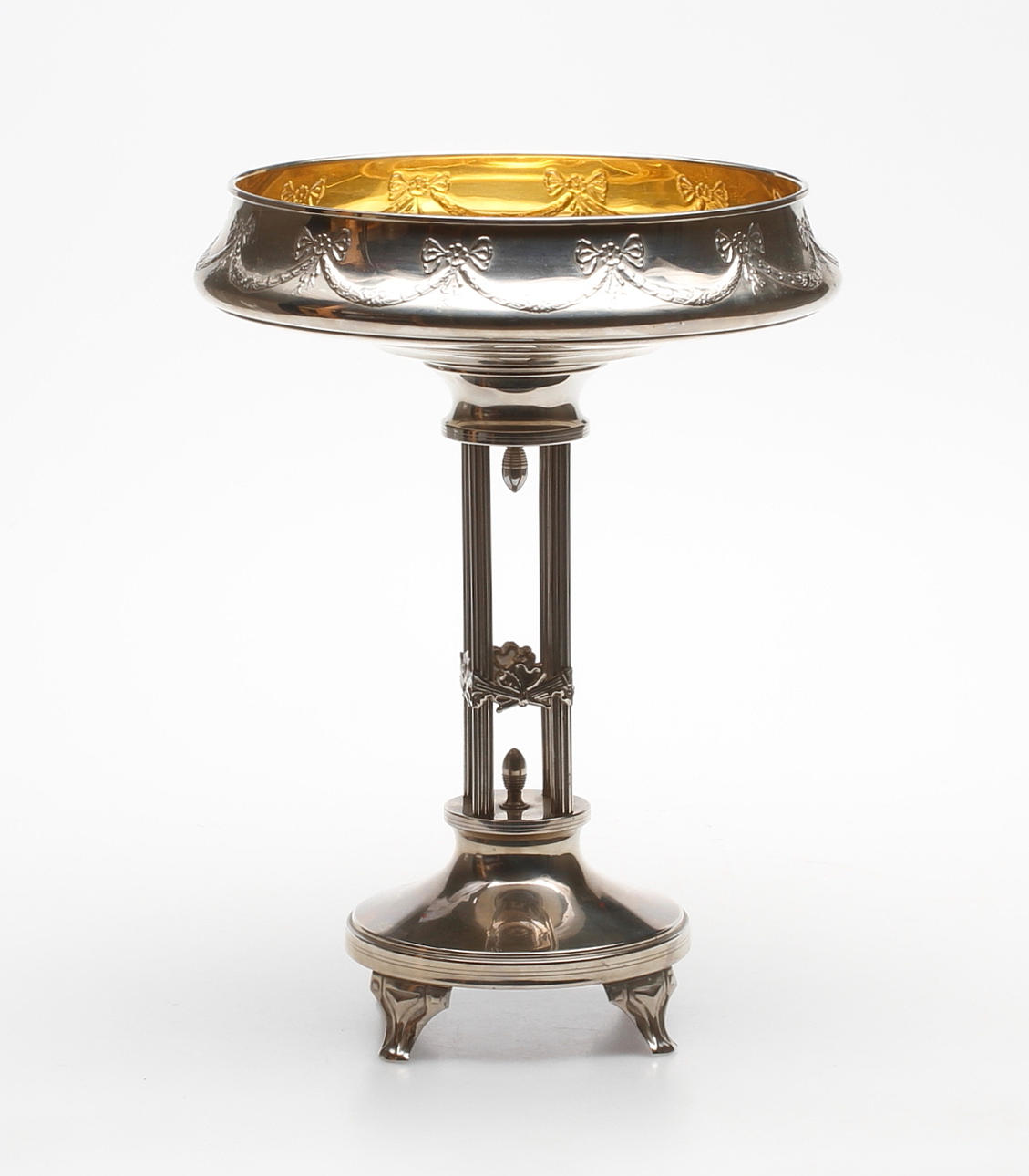 BORDSUPPSATS, nysilver, 1900-talets första hälft.